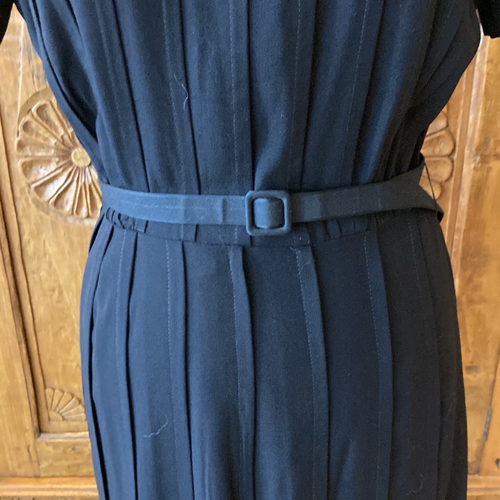 Vintage 1960s Black Professional Dress - Madmen - Picture 4 of 9